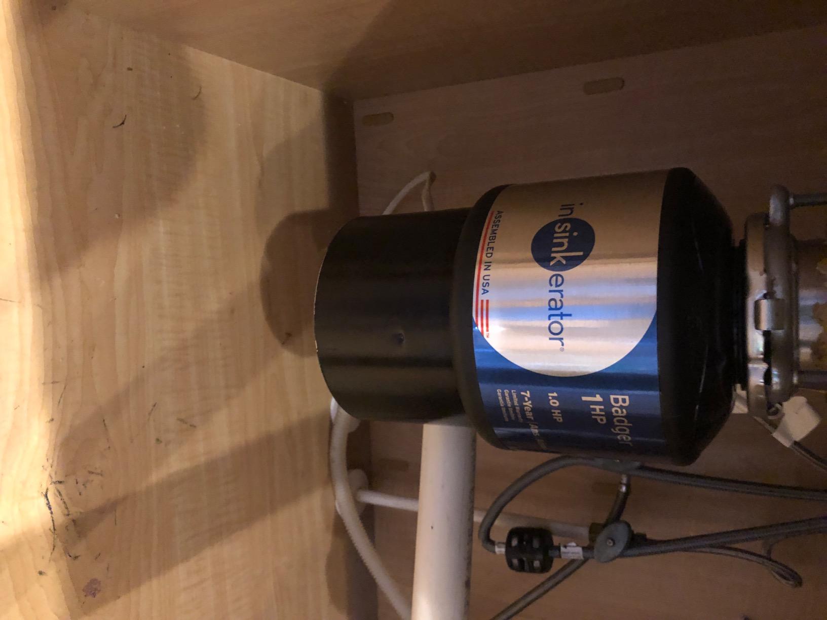 InSinkErator Garbage Disposal, Badger 1 HP, Power Series, 1 HP Continuous Feed,Black customer photo 1
