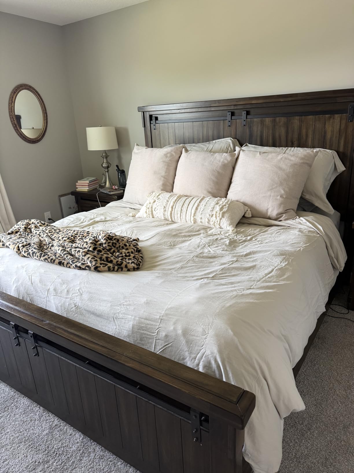 Serta Goose Feather Down Fiber Comforter Queen Size - 100% Cotton Cover Duvet Insert - Hotel Luxury Hypoallergenic Bedding Comforter Extra Warmth 90 x 90 Inch White customer photo 2
