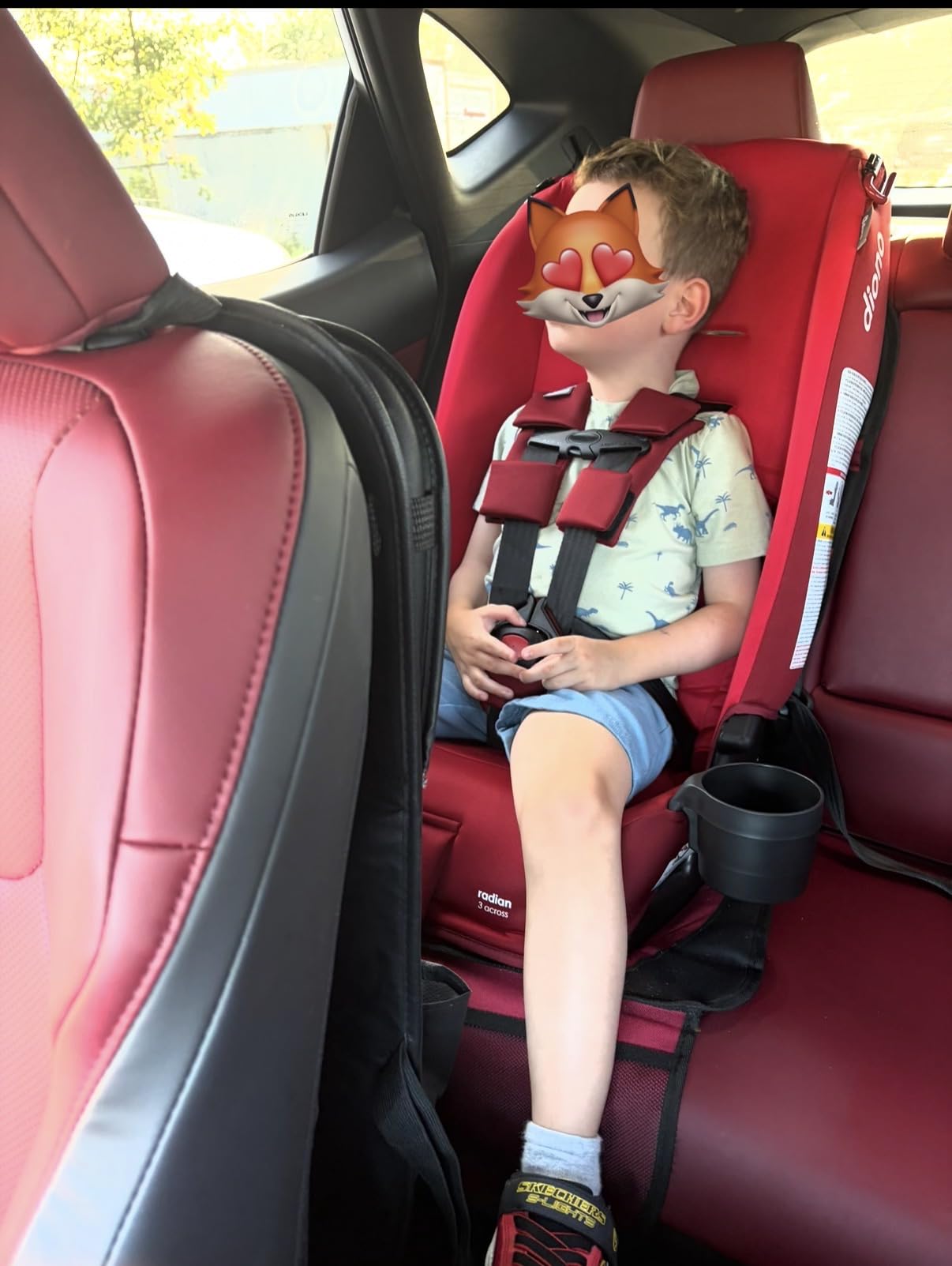 Diono Radian 3R, 3-in-1 Convertible Car Seat, Rear Facing & Forward Facing, 10 Years 1 Car Seat, Slim Fit 3 Across, Gray Slate customer photo 2