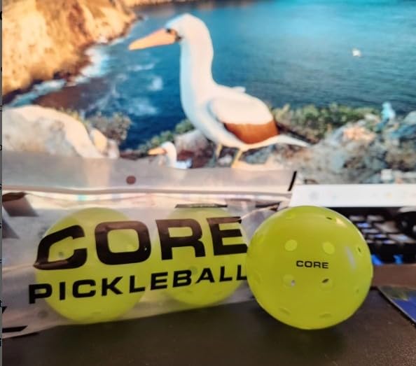 CORE PRO2 Outdoor Pickleball Balls, 40-Hole Design, Textured Lime Green Surface, Consistent Bounce, Stable Flight and Crack-Resistant Construction customer photo 2
