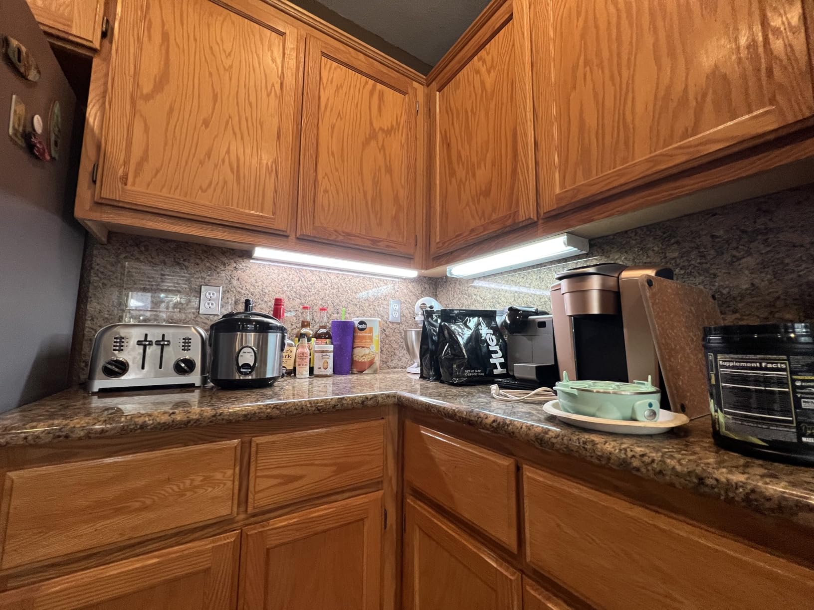 GETINLIGHT 24-Inch Hardwired Only LED Under Cabinet Light, 5000K customer photo 1