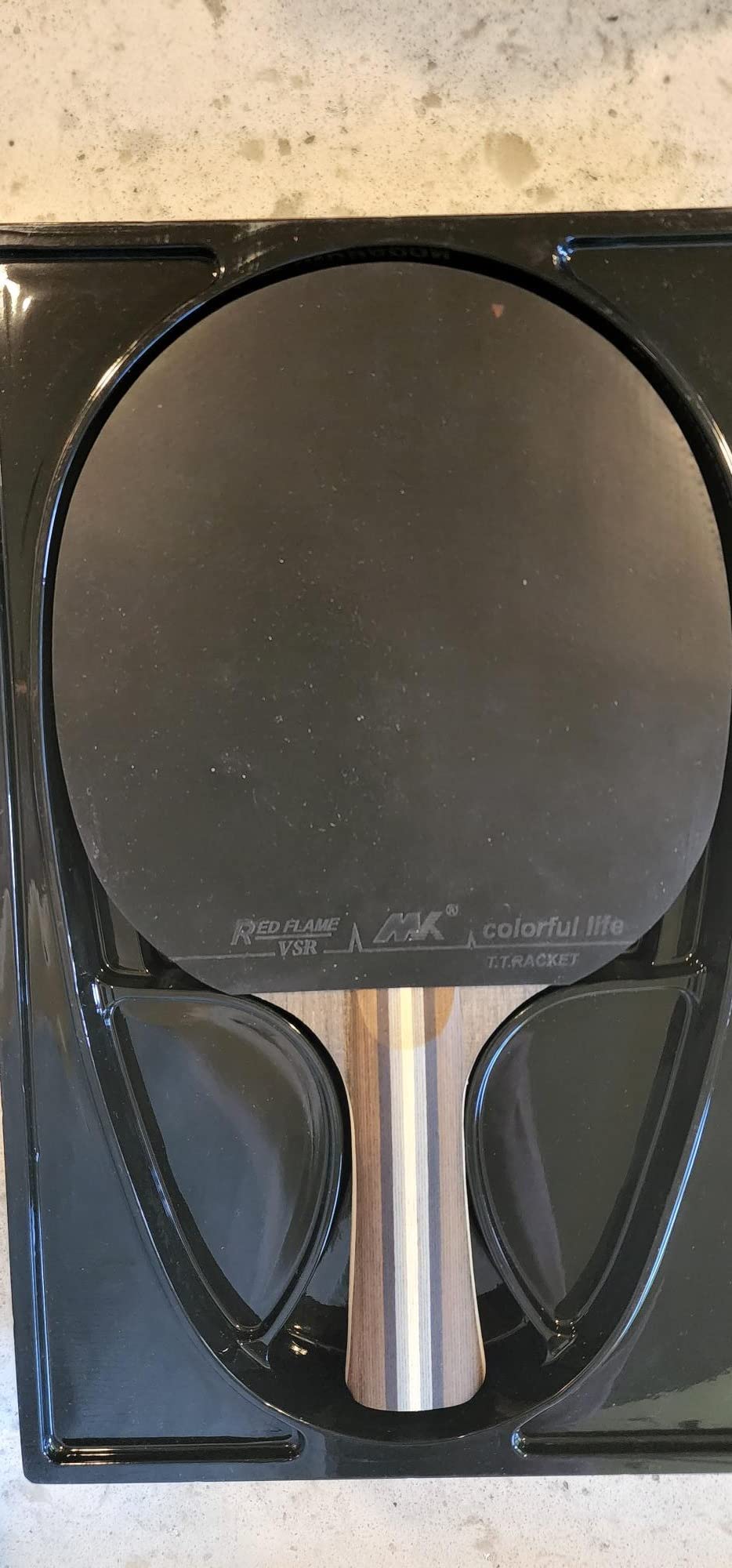 Apex Carbon Ping Pong Paddle with Protective Case & Carbon Fiber customer photo 2