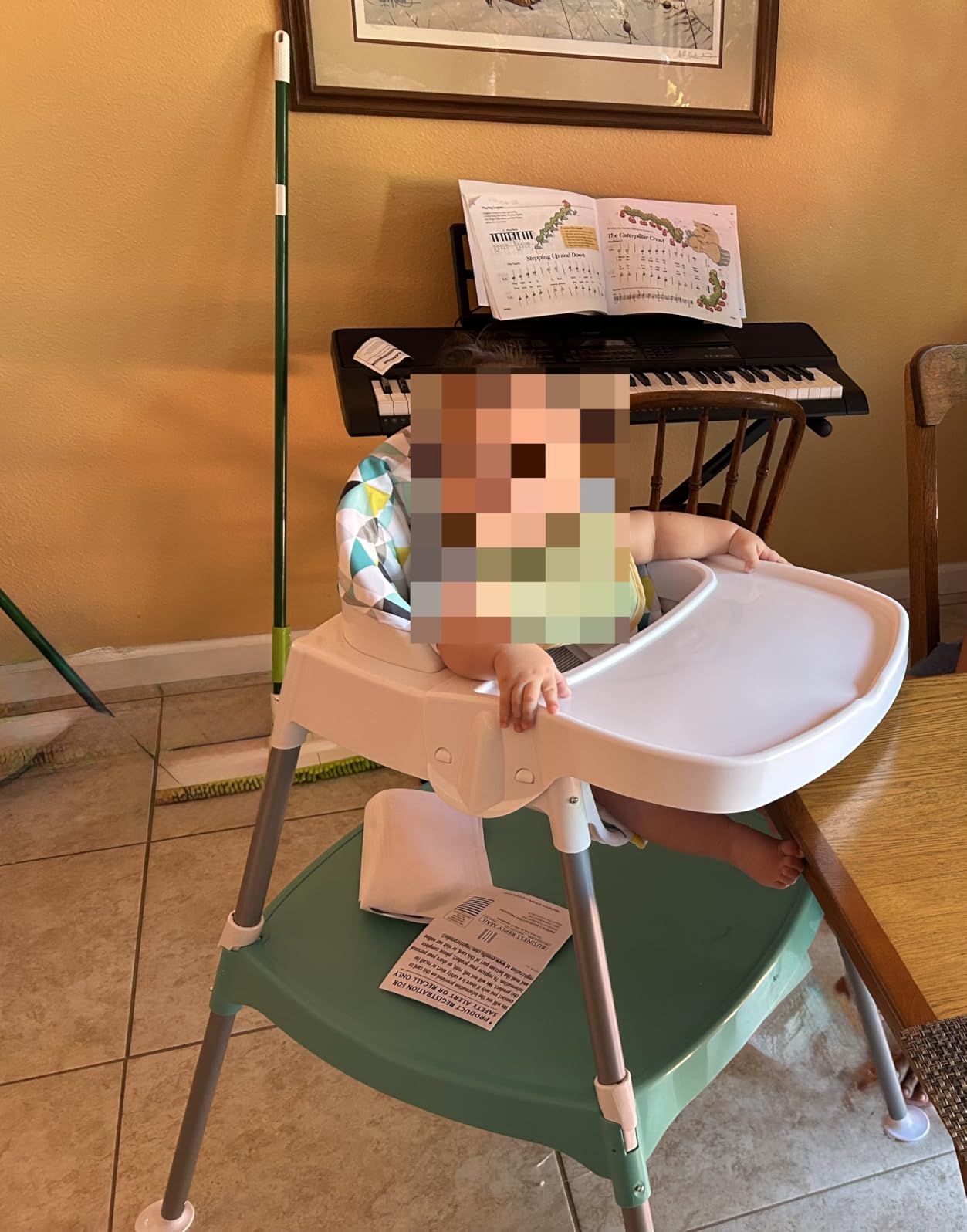 Evenflo Eat and Grow 4-in-1 Convertible High Chair (Pop Star White) customer photo 1