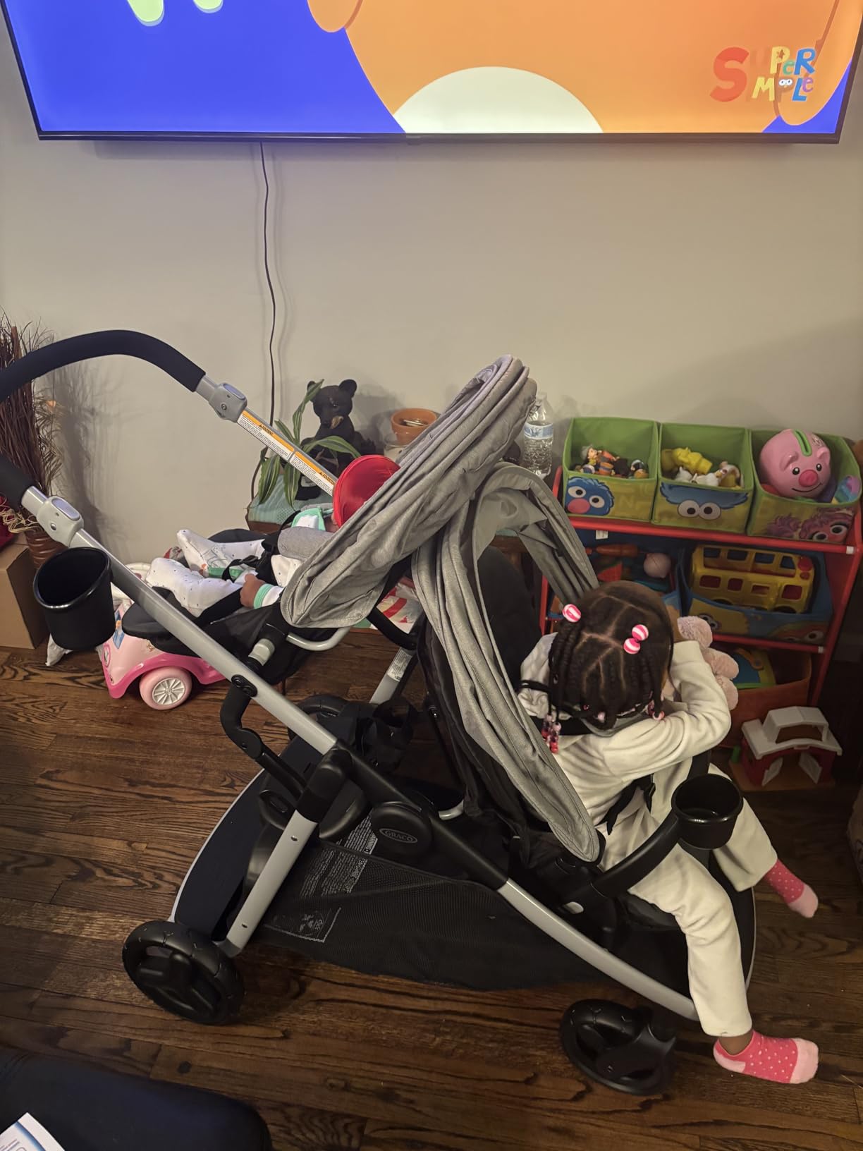 Graco Ready2Grow LX 2.0 Double Stroller, Clark customer photo 1