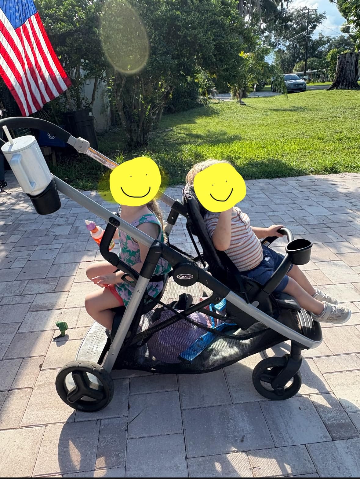Graco Ready2Grow LX 2.0 Double Stroller, Clark customer photo 2