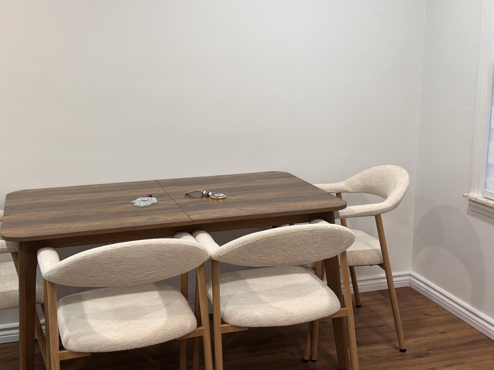 VASAGLE Folding Dining Table, Kitchen Table customer photo 1
