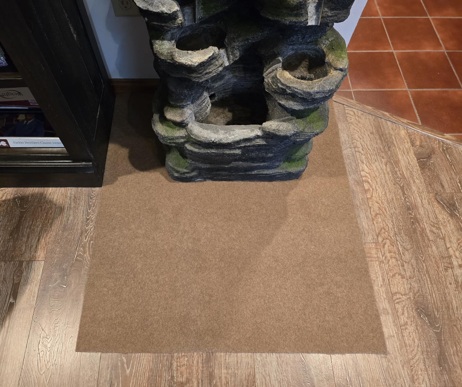 AYOHA Runner Rug 2' x 6' Indoor/Outdoor Carpet for Hallway Kitchen Entryway Patio Lobby Garage Deck Area Rugs with Natural Non-Slip Rubber Backing, Gray/Black Strip (Available for Custom Sizes) customer photo 2