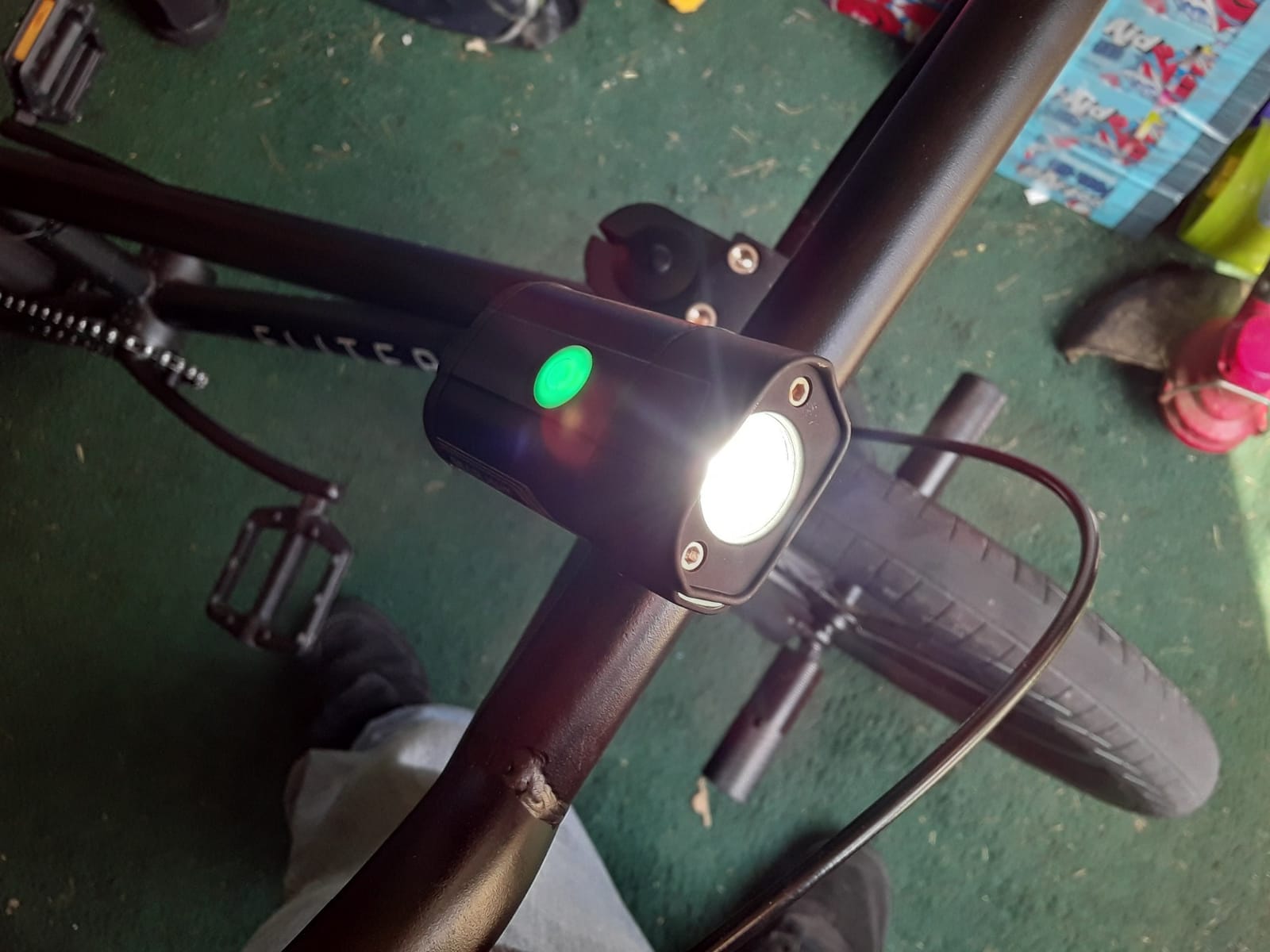 Bike Lights for Night Riding, USB Rechargeable Front and Back Lights, LED Bicycle Headlight and Tail Light Set, Water Resistant Bike Lights Rechargeable for Mountain Bikes, Kids Bike Light, MTB Light customer photo 1