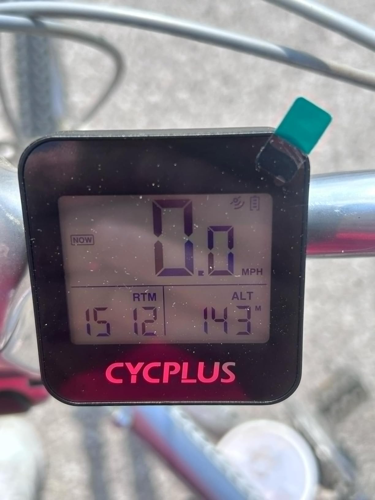 CYCPLUS Wireless GPS Bike Computer G1, 70g, 2.0