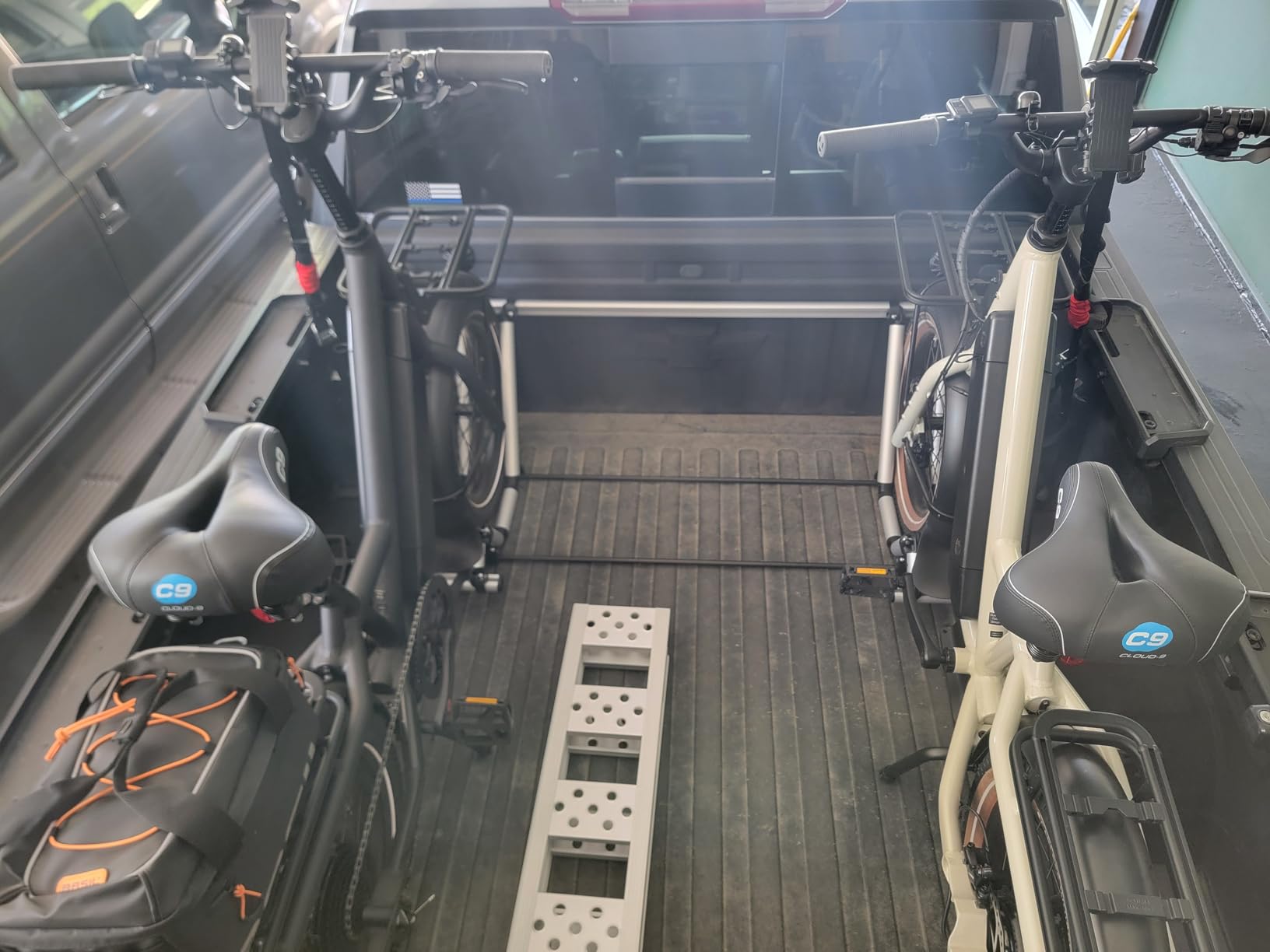 Truck Bed Bike Rack - All-Aluminum Truck Bed 2 Bike Rack Full Size Trucks- Holds 2 Standard Bikes - Effort-Free Installation customer photo 1