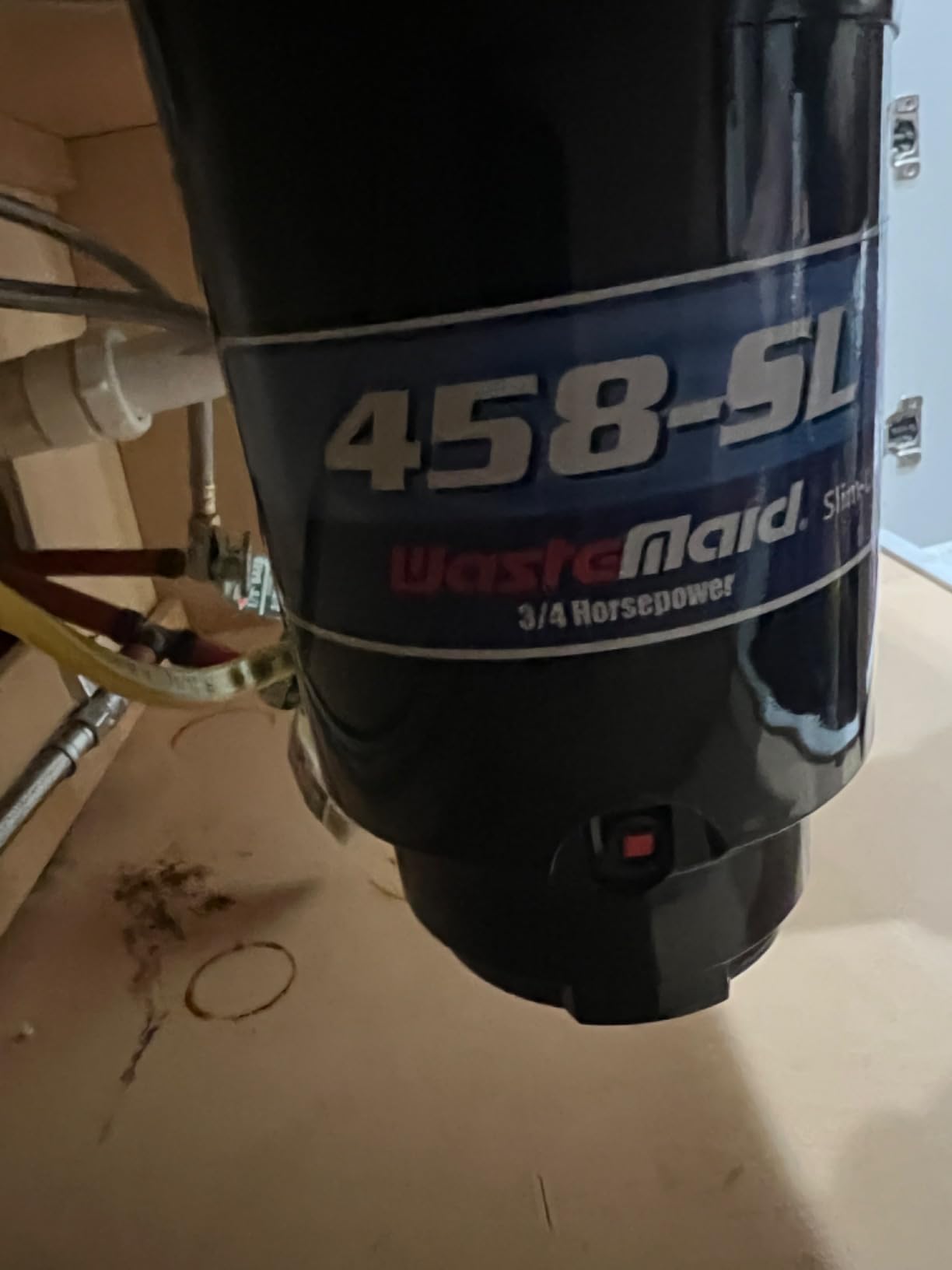 Waste Maid Garbage Disposal, Anti-Jam, Continuous Feed, 3/4 HP Slim Line customer photo 2