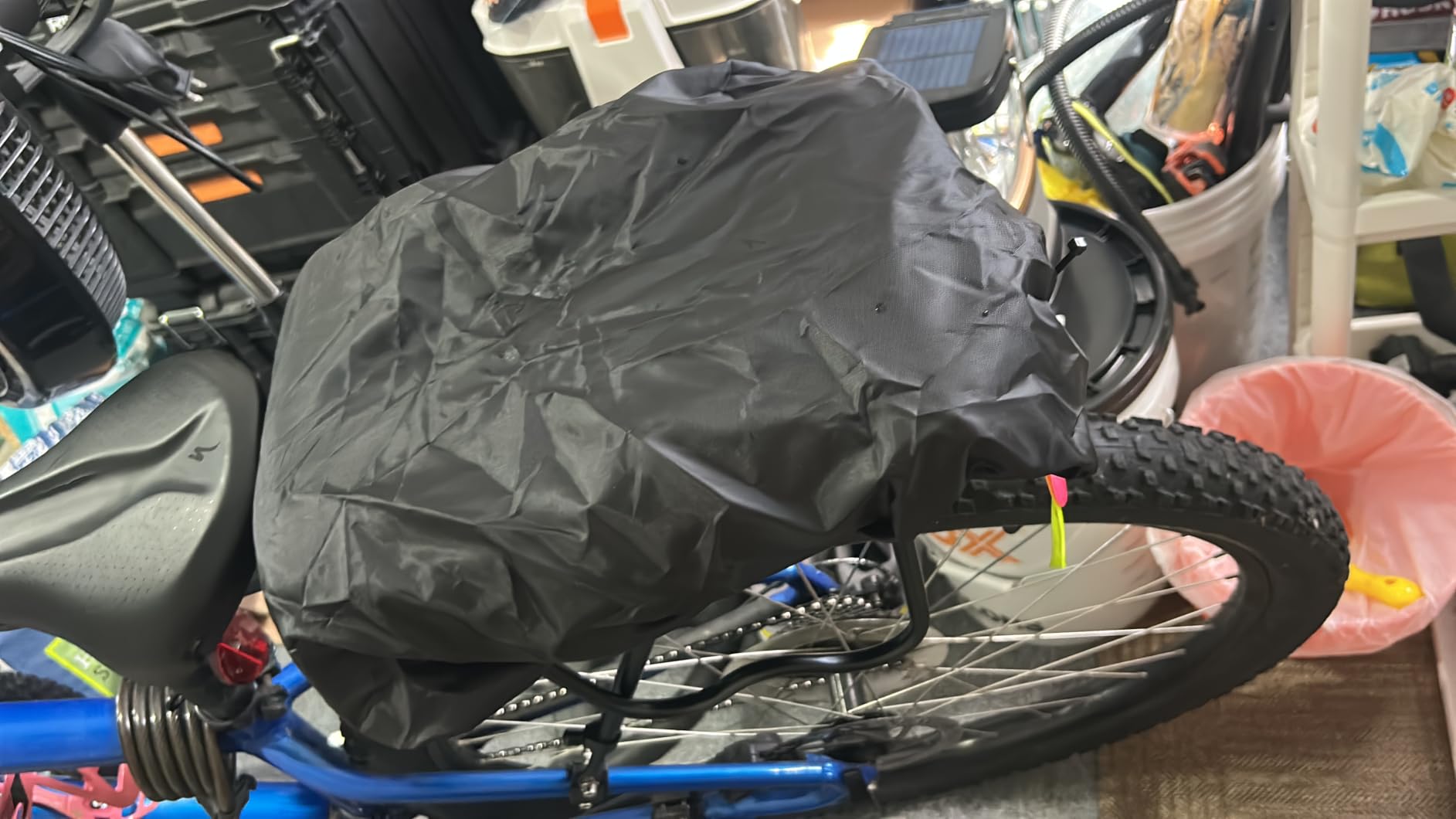 JXFUKAL Rear Bike Rack Bag with Rain Cover, 7L/9L/10L/12L Ebike Bag customer photo 1