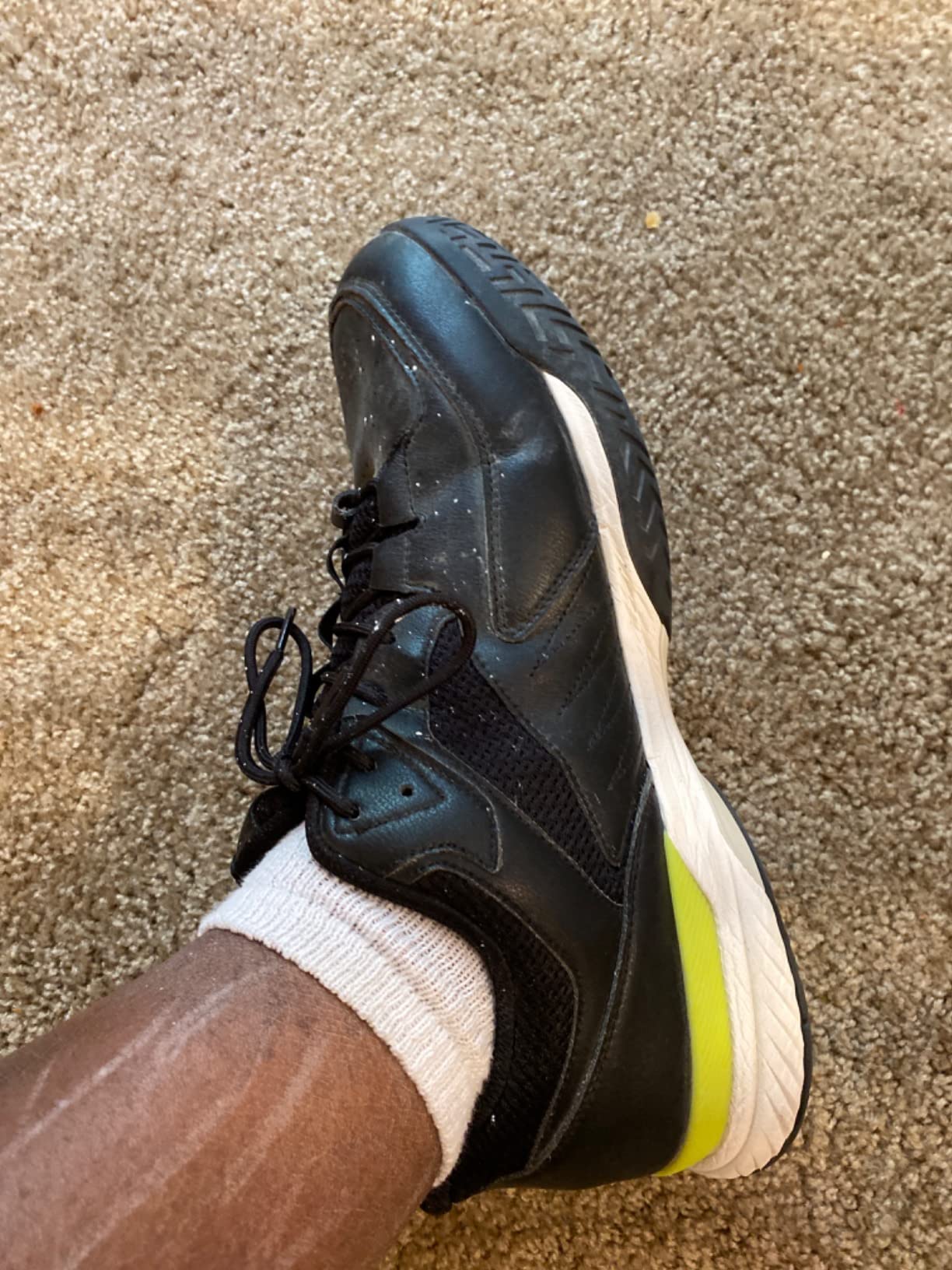 FitVille Men‘s Wide Pickleball Shoes All Court Tennis Shoes with Arch Support for Plantar Fasciitis customer photo 2