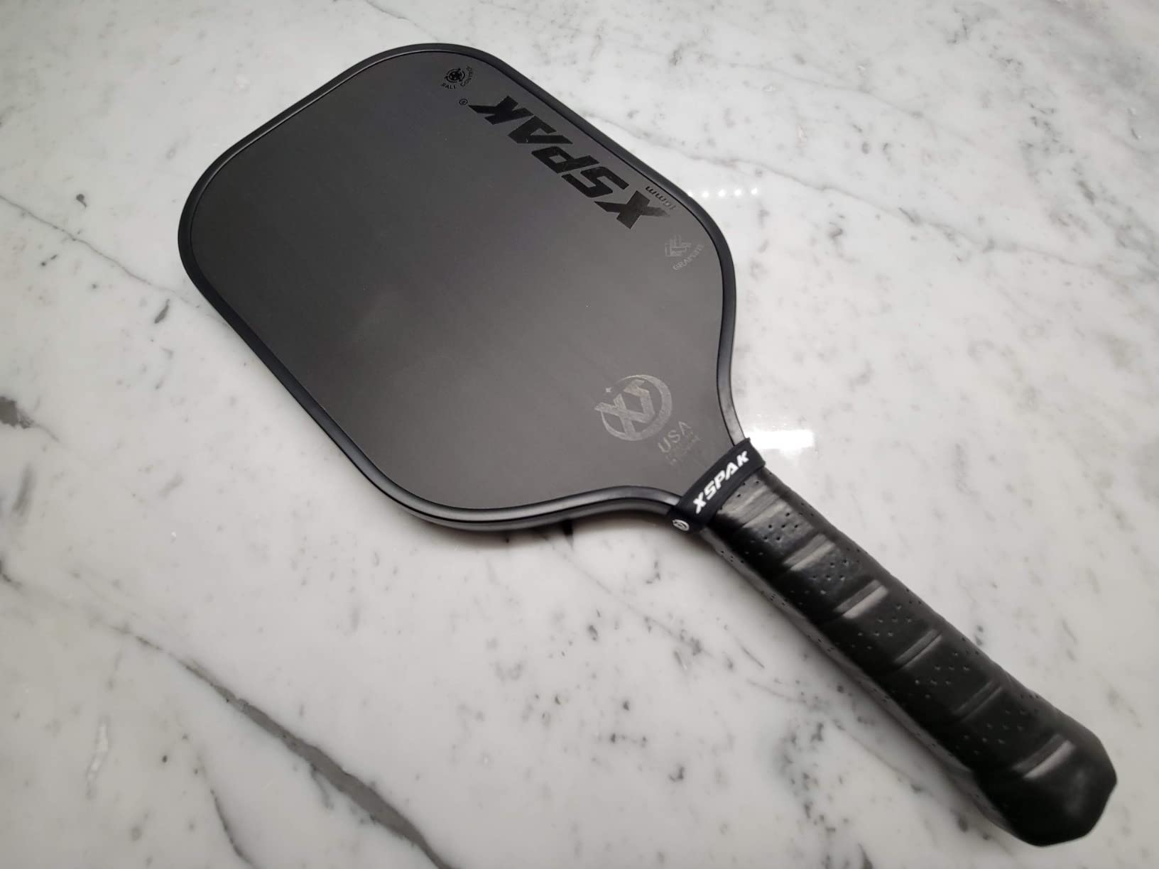 XSPAK PRO Series Thermoformed T700SC Tournament Carbon Fiber Pickleball Paddle, USAPA Certified Honeycomb Core with Comfort Cushion Grip, Dominant Power & Larger Sweet Spot customer photo 2