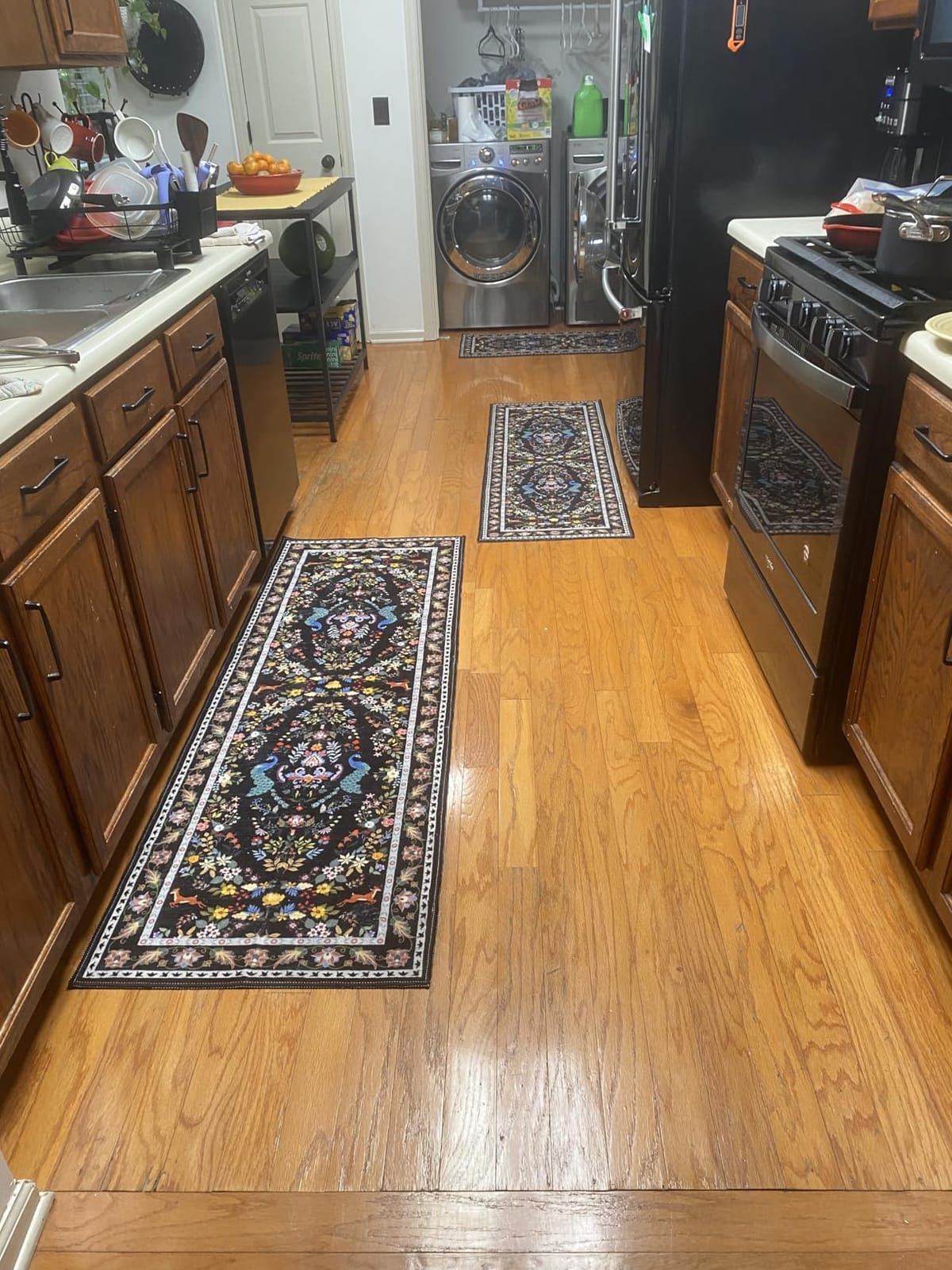 HEBE Hallway Runner Rug 2'x6', Washable Non Slip Kitchen Rug Runner customer photo 1