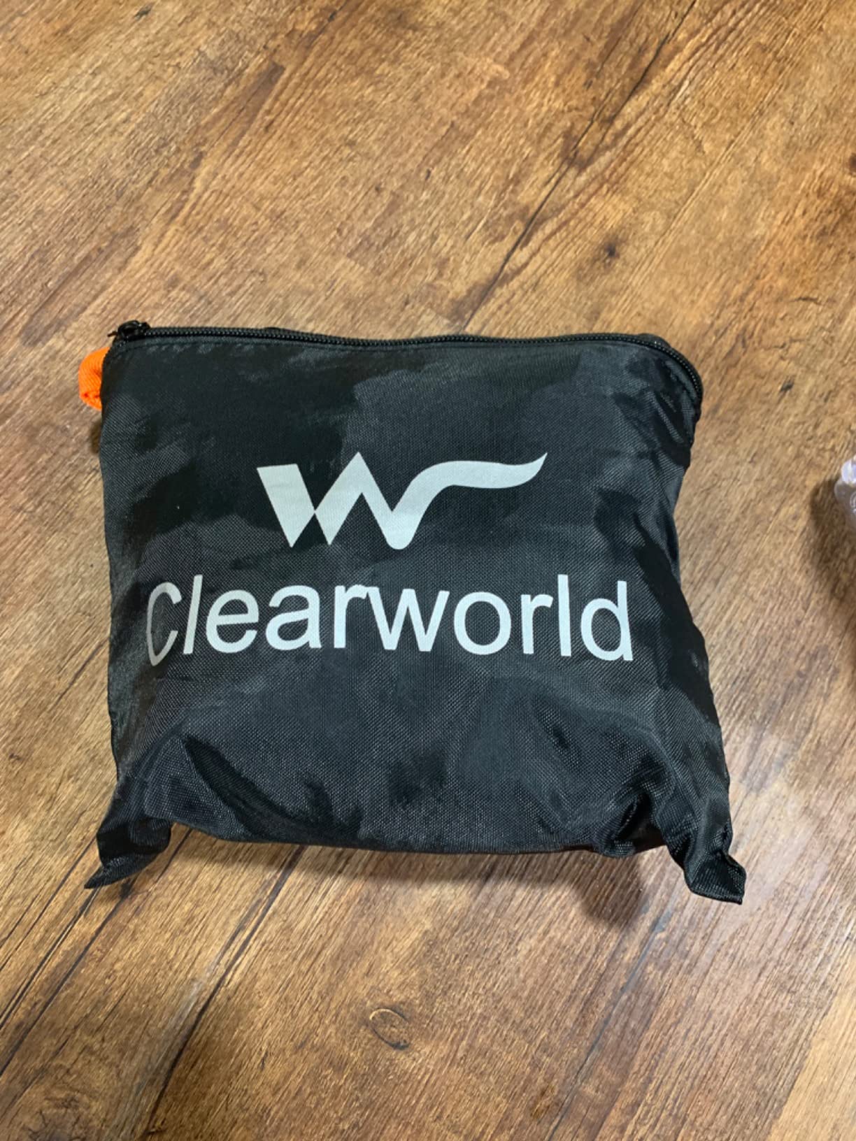 Clearworld Foldable Car Seat Travel Bag, Gate Check Backpack, Blue customer photo 1