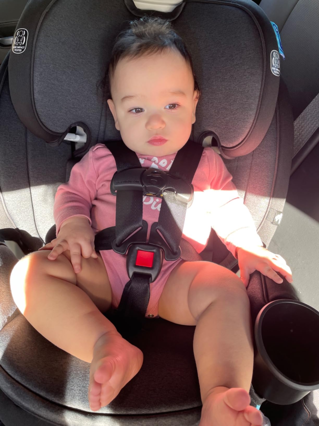 Graco® Turn2Me 3-in-1 Convertible Car Seat Rotating Seat feature with Rear-Facing Forward-Facing and Highback Booster options in Cambridge customer photo 1