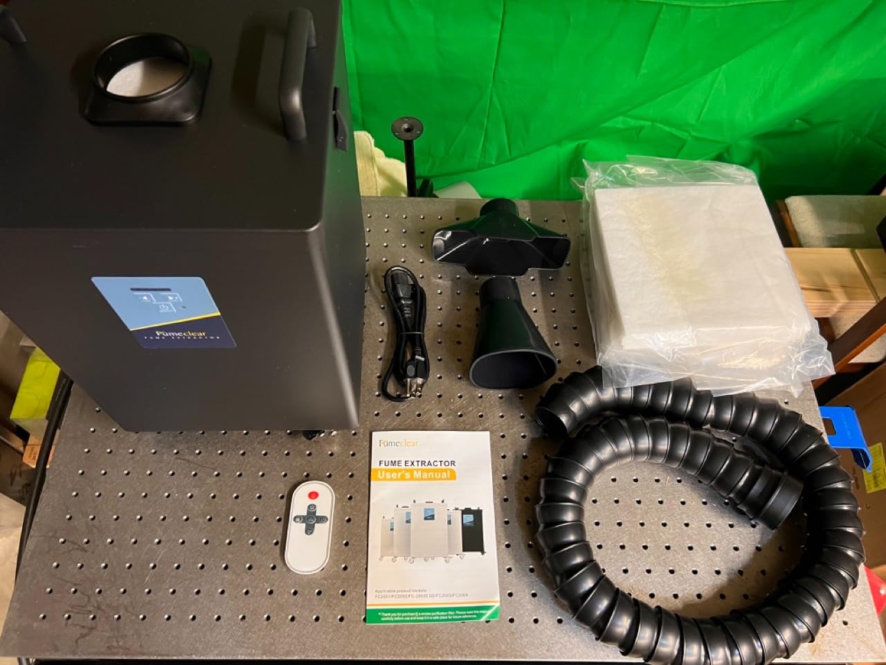 FumeClear FC-2002A Laser Fume Extractor with Outdoor Vent for Odor Removal customer photo 2