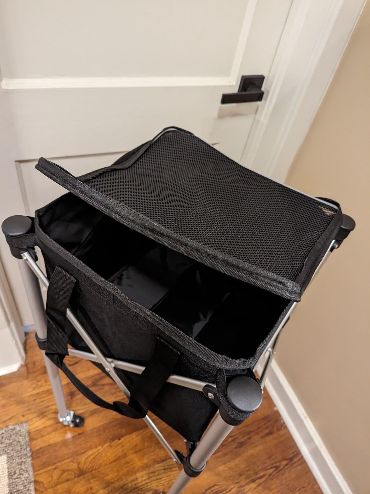 Angooni Professional Tennis Cart, 150/240 Ball Capacity, Silent PU Wheels customer photo 1