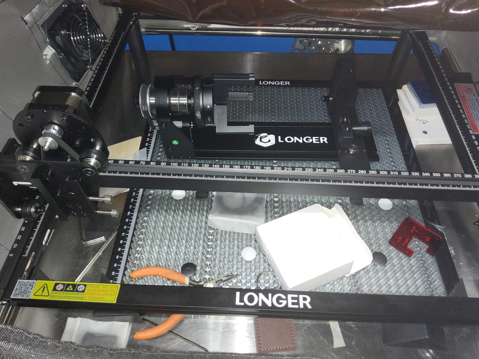 Longer Cut Engraver Air Assist Kit with Air Pump, for Ray5 10W/20W Laser Engravers customer photo 1