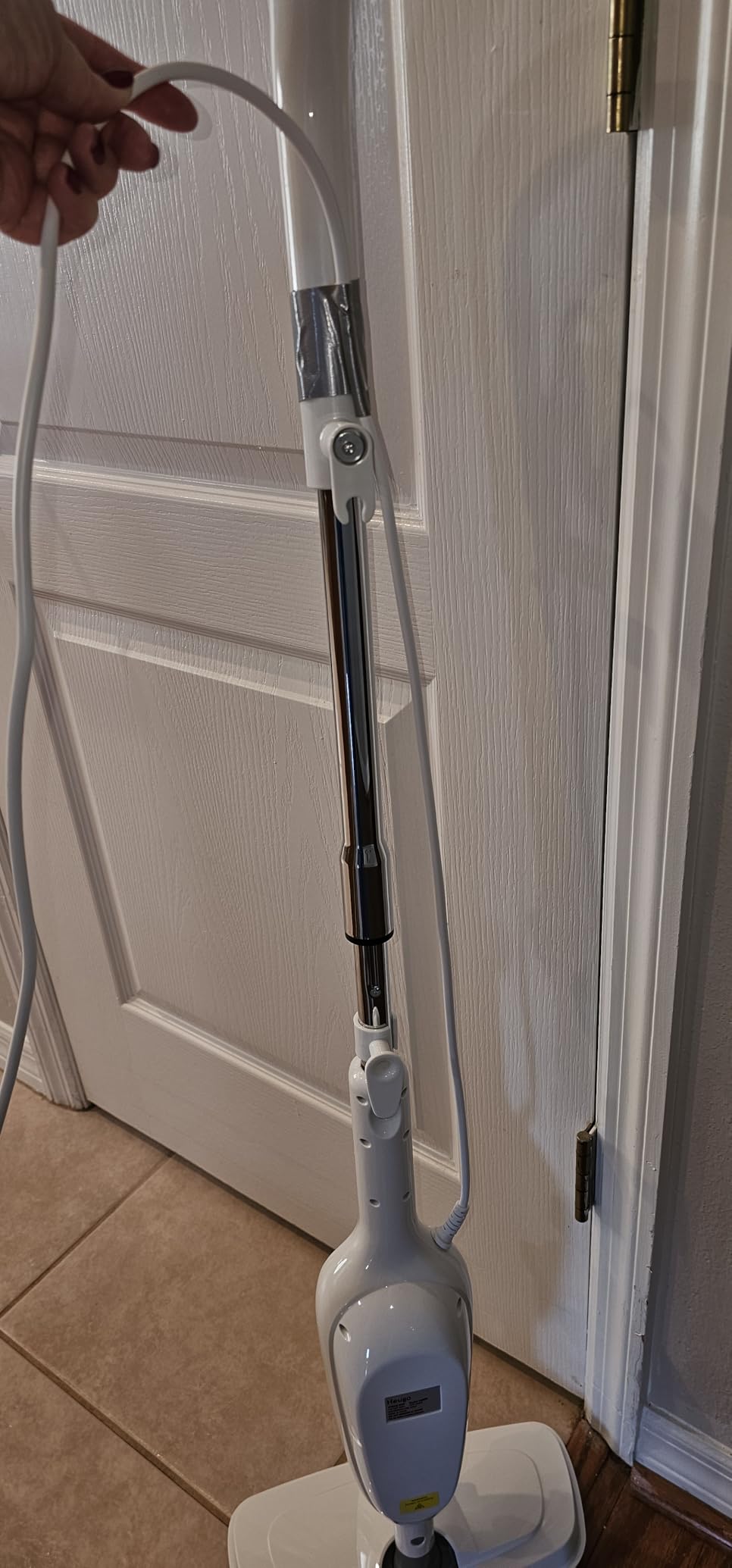 Steam Mop for Hardwood Floor Cleaning, Floor Steamer Cleaner Lightweight for Vinyl, Laminate, Carpet, Tile Hard Floors w/Adjustable Steam Modes & Height, 23ft Cord, 2 Washable Pad customer photo 1