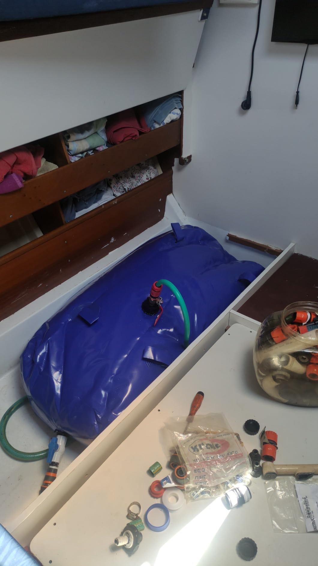 4000L/1000Gal Water Bladder Tank, Foldable Portable Water Storage Container customer photo 1