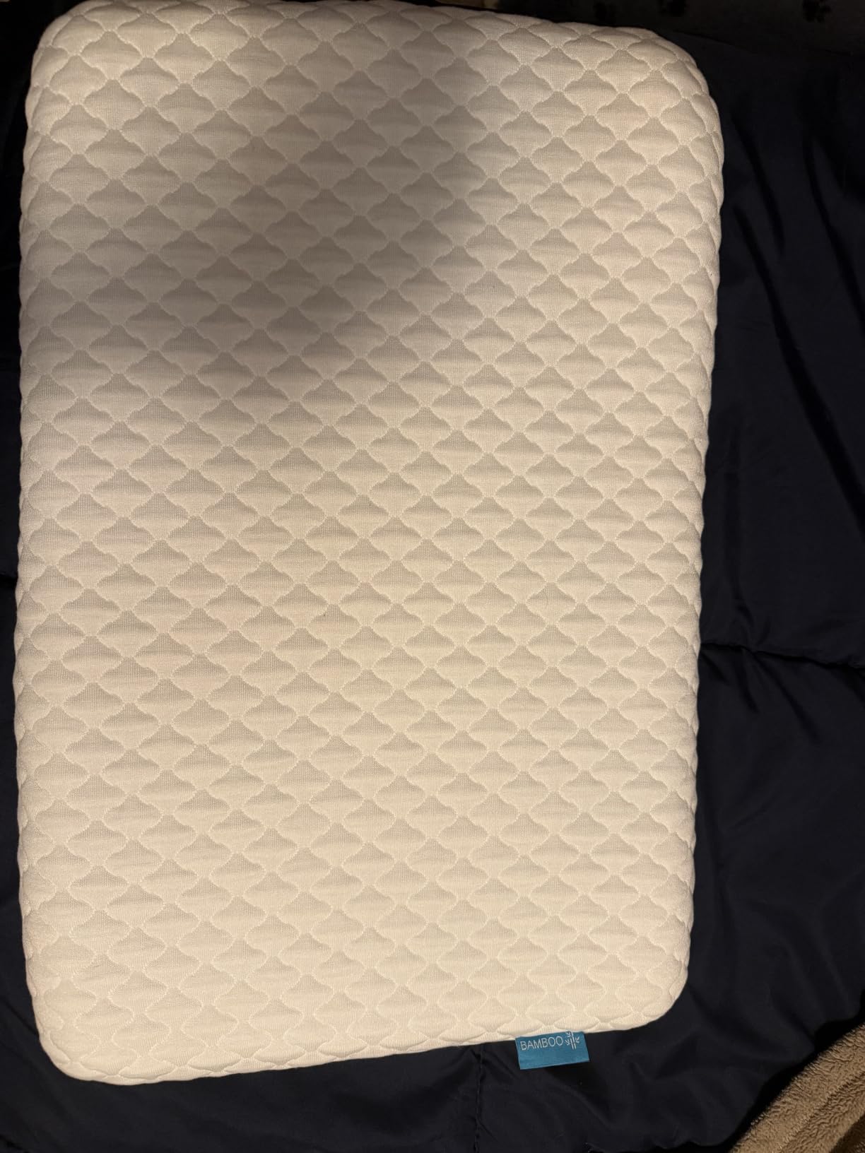 SofGlowly Ultra Thin Flat Pillows for Sleeping, Cooling Memory Foam Pillow 2.75 inch Height Ultra Thin Pillow,Slim Bed Pillows for Stomach Back Sleeper,Standard Size -16x25 Inch customer photo 2