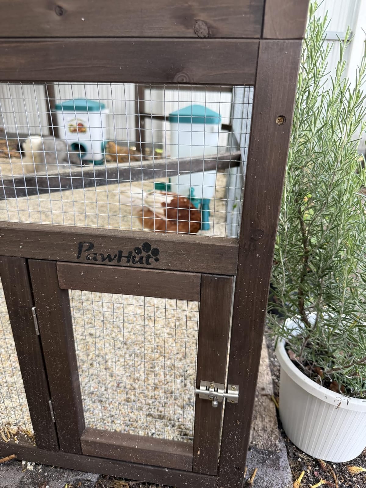 PawHut Large Wooden Chicken Coop for 8-12 Hens 110.2