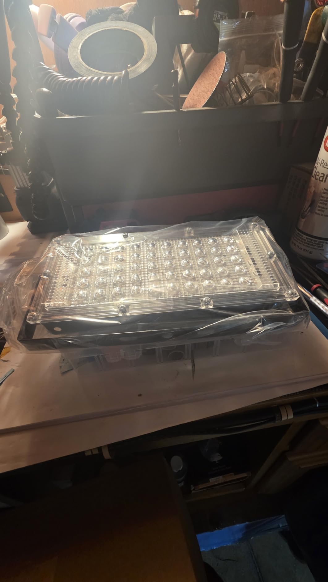50W 3D Printer UV Resin Curing Light with 360° Rotating Turntable, 405nm UV Light with 50 LEDs and Adjustable Stand for SLA DLP LCD Resin Prints customer photo 2