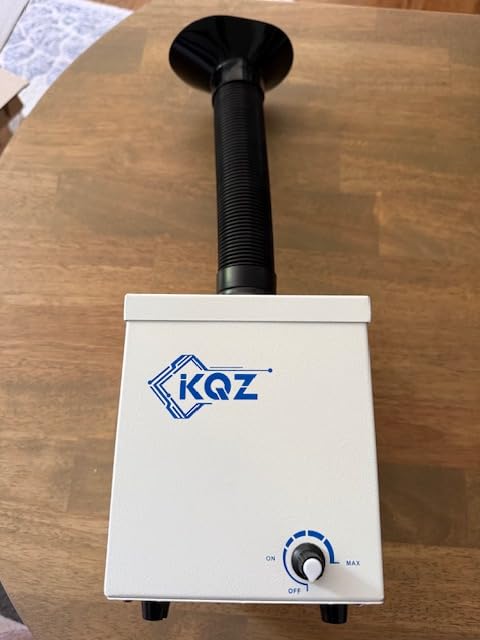 KQZ Laser Fume Extractor with Exhaust for Under 60W Laser Engraver Cutter customer photo 1