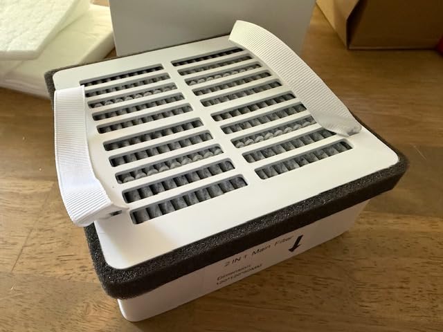 KQZ Laser Fume Extractor with Exhaust for Under 60W Laser Engraver Cutter customer photo 2