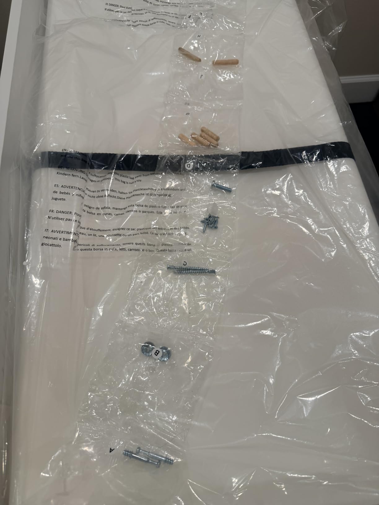 Pipleo Baby Changing Table Dresser with 3 Drawers and 3 Storage Shelves, Can be Used as a Baby Dresser with Changing Table Top, a Baby Changing Station, a Wood Diaper Changing Station (White) customer photo 2