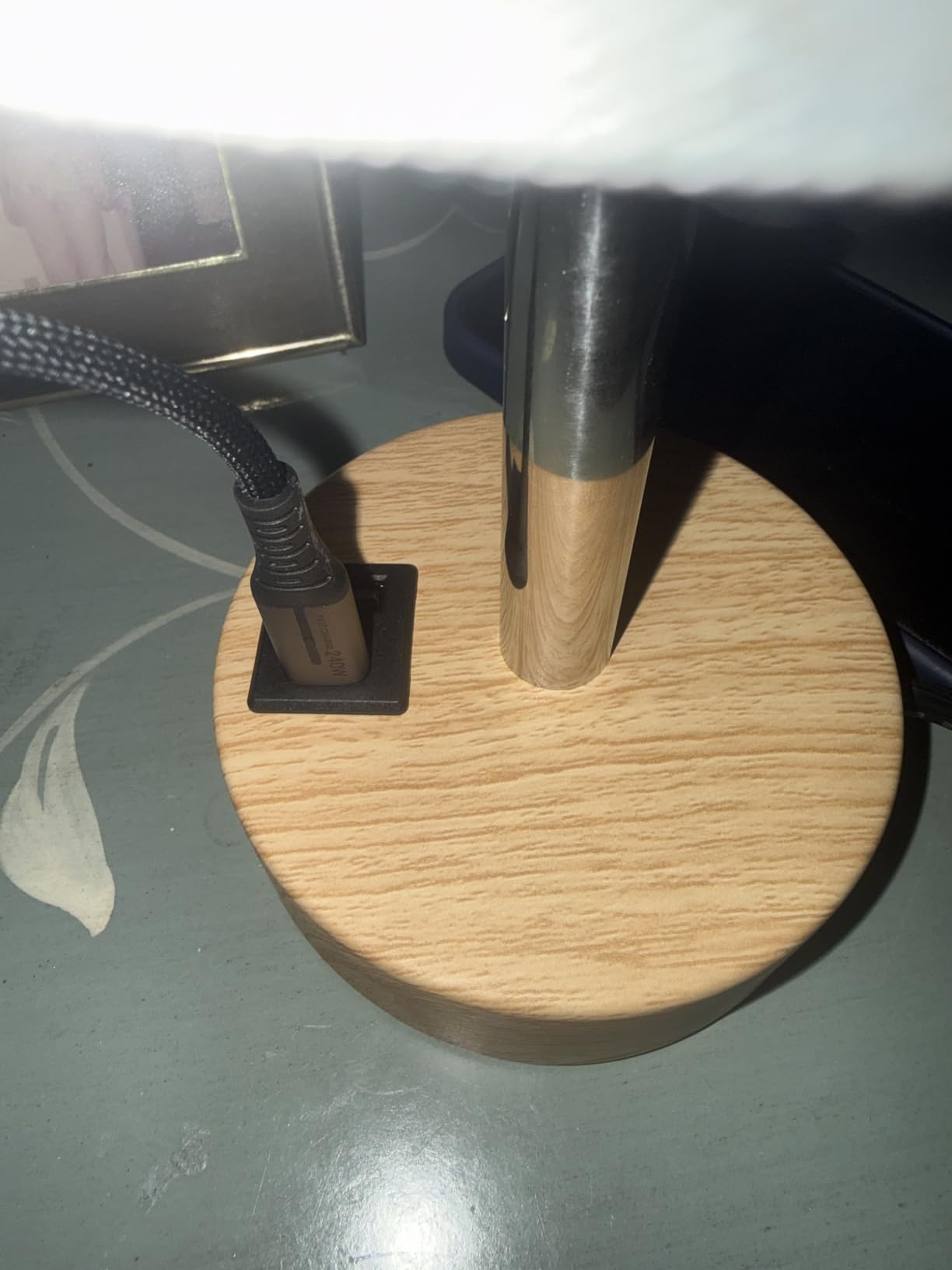 Dicoool Bedside Table Lamp for Bedroom - 3-Way Dimmable Touch Lamp, USB A+C customer photo 1