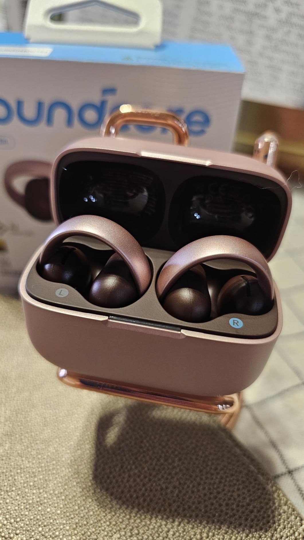 Soundcore AeroClip by Anker Open Ear Earbuds, Clip On Earbuds, Open Ring customer photo 1
