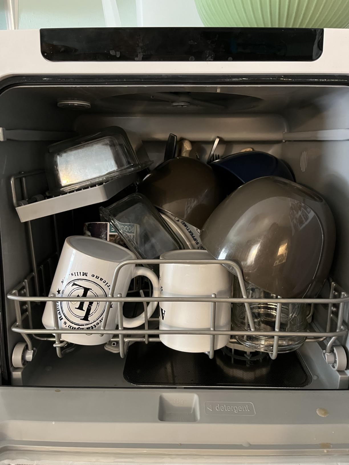 EUHOMY 8-Program Countertop Dishwasher with 5L Tank, 167°F, 40dB, No Hookup customer photo 2