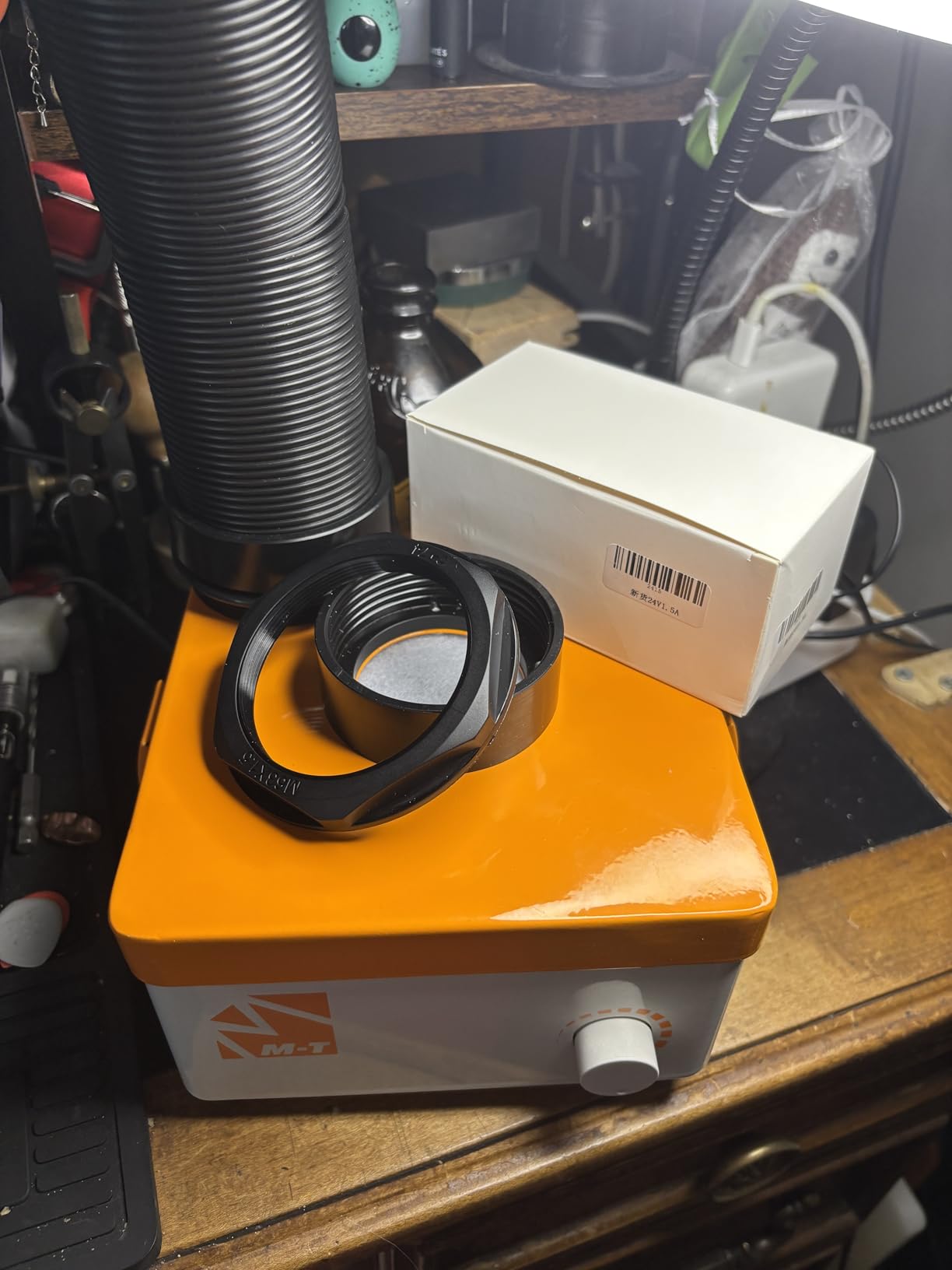 M-T Solder Fume Extractor, 80W 168m³/h Strong Suction Smoke Absorber with Carbon or HEPA Filter, 3-speed Adjustment for Soldering, Welding, 3D Printing customer photo 2