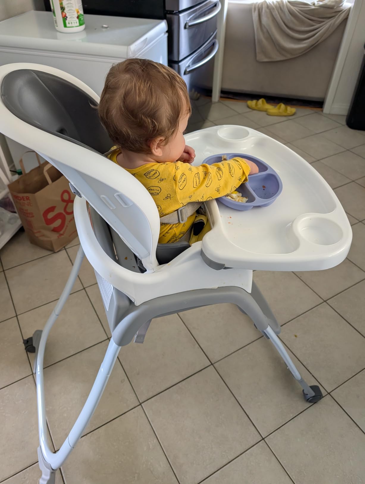 Ingenuity Trio Foldaway 6-in-1 Baby High Chair, 6 Ways to Use, Toddler Chair, Foldable Legs, 6M-5Y - Endless Blooms customer photo 2