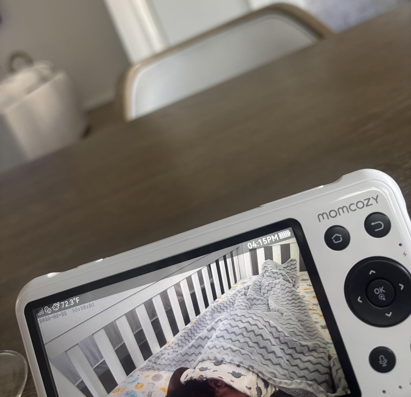Momcozy BM04 Smart WiFi Baby Monitor with 2 Cameras, 5