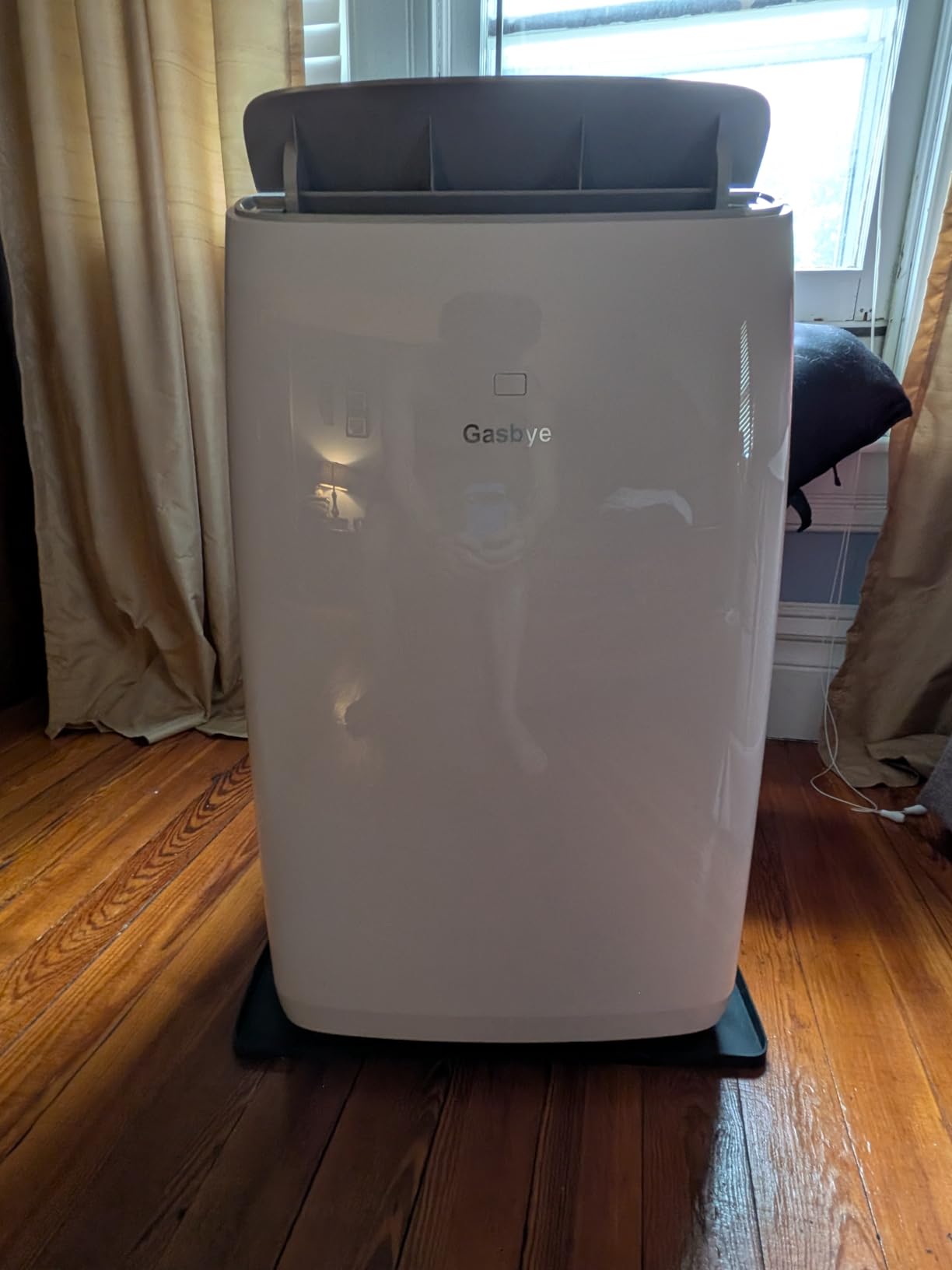 Gasbye Dual Hose Portable Air Conditioner, [2026 Upgraded] Full DC Inverter Compressor, Energy-Saving 13.6 CEER, Low Noise (45dB), Cools Room up to 500 Sq.Ft., Backlit Remote Control, 14,000BTU, White customer photo 2