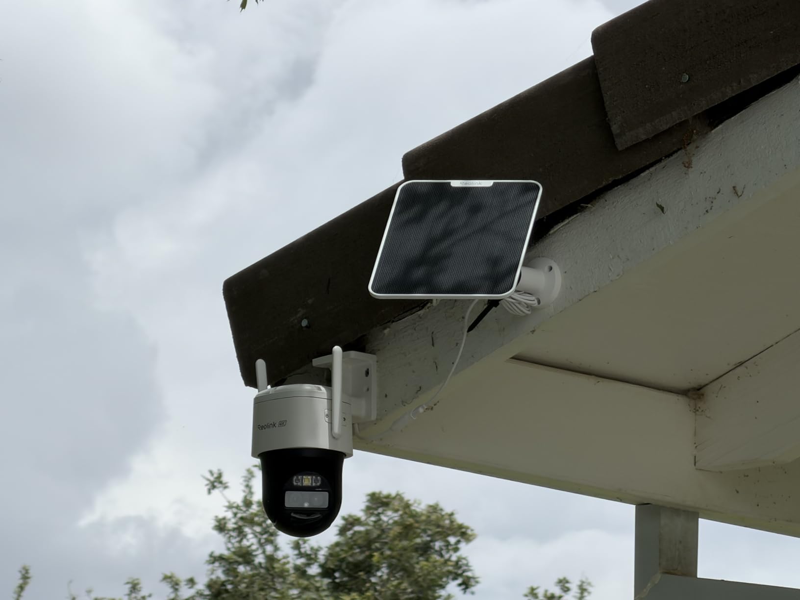 REOLINK TrackMix 4K Dual-Lens PTZ Solar Security Cameras Wireless Outdoor customer photo 1