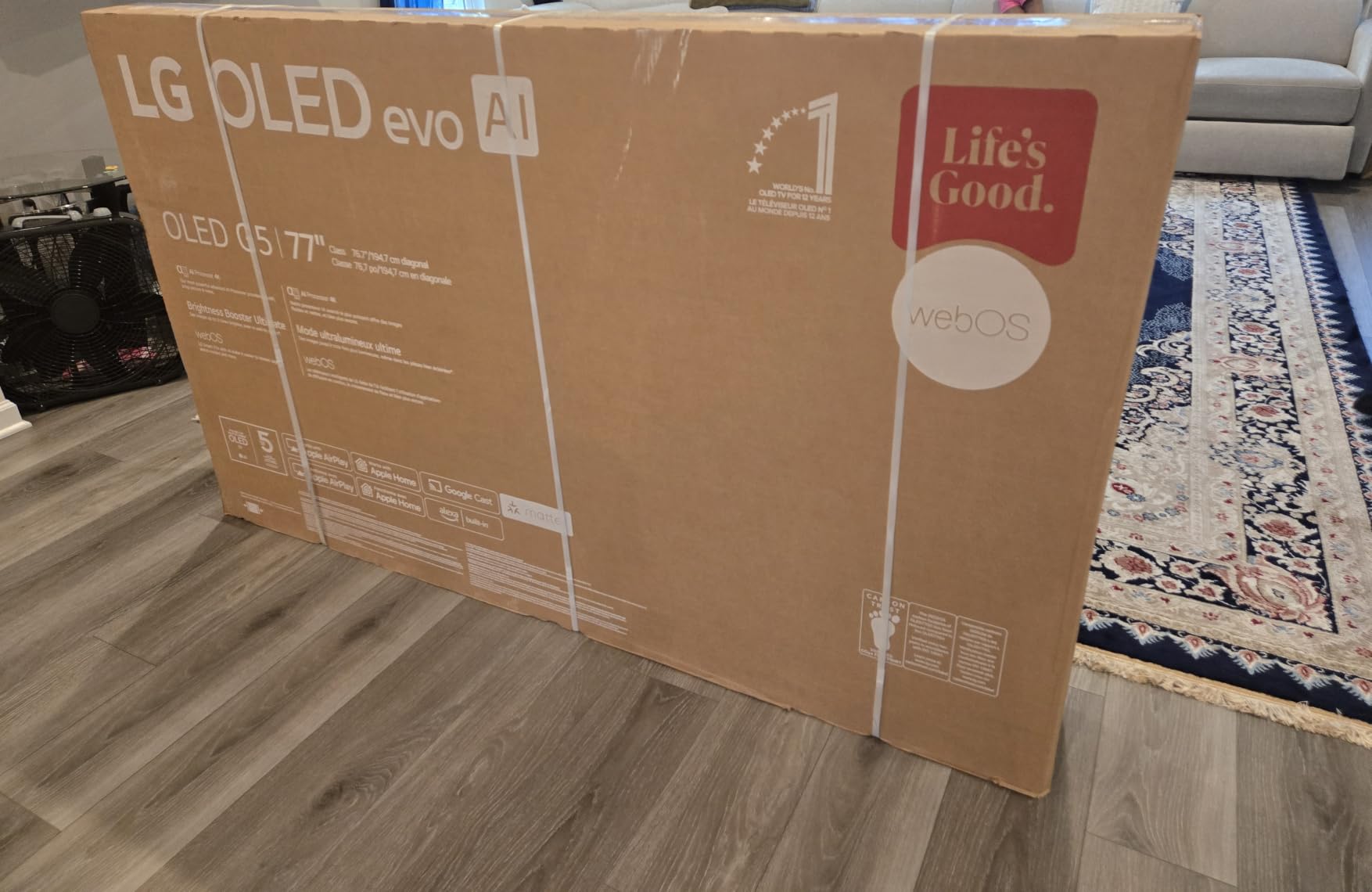 LG 77-Inch OLED evo AI 4K G5 Series Smart TV (OLED77G5WUA, 2025) customer photo 2