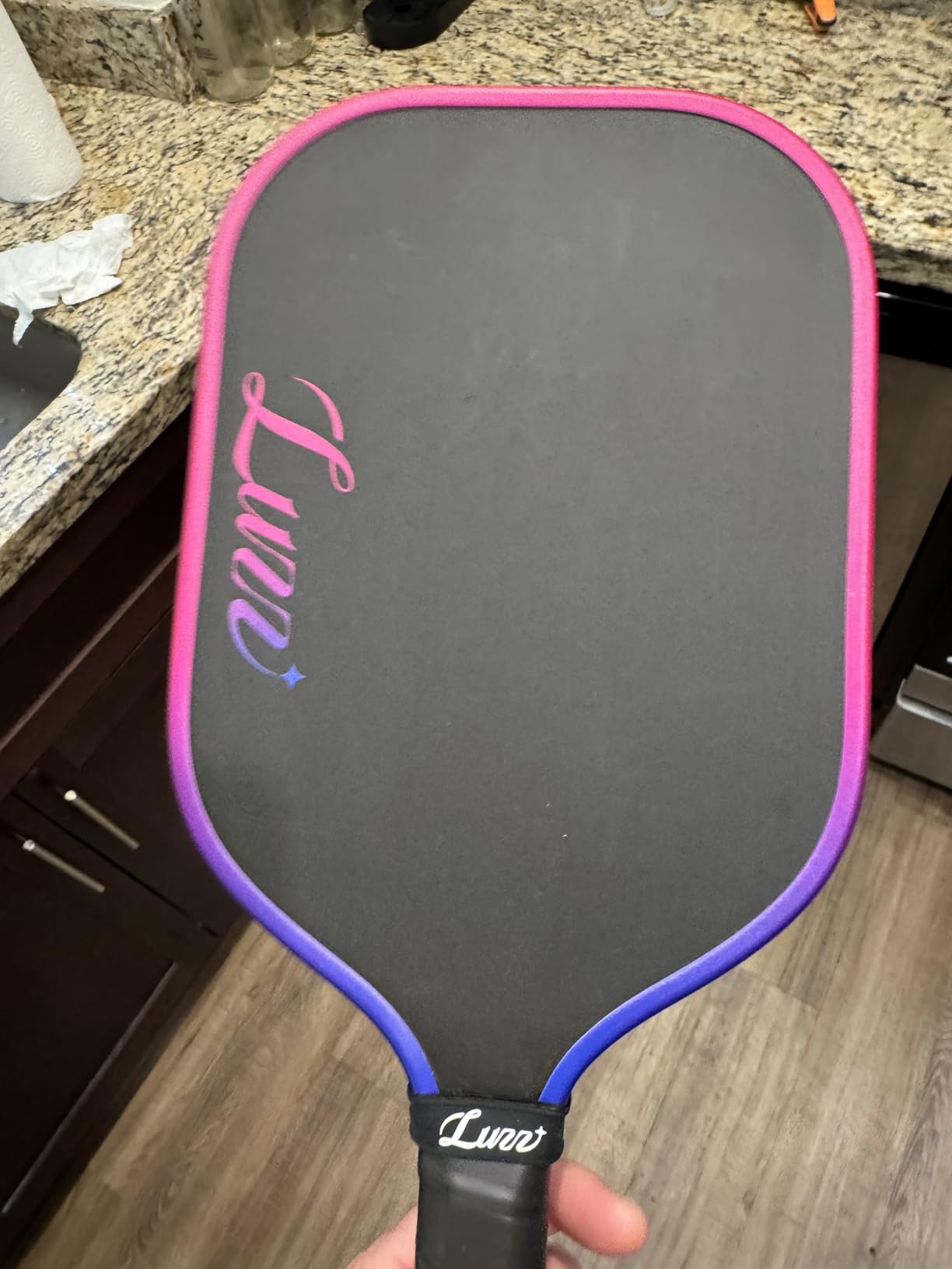 Luzz Pickleball Paddle Cannon Thermoformed T700 Carbon Fiber Honeycomb Core customer photo 2