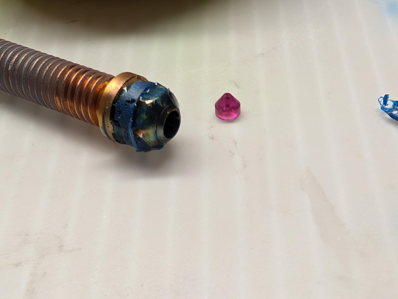 Quick-Swap Ruby Nozzle 0.4mm for Creality K2 Plus/ K2/ K2 Pro/Creality Hi Combo 3D Printers, Hardened & Abrasion Resistant for Precision Additive Manufacturing customer photo 1