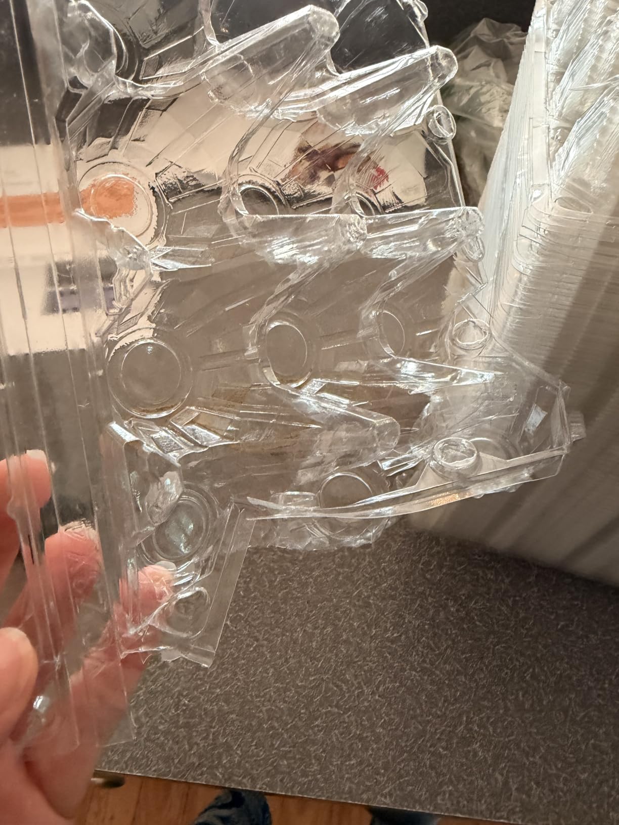 100 Pack Clear Plastic Egg Cartons, Reusable Stackable Egg Containers for Farm, Market & Fridge Storage, 3×4 Grid customer photo 1