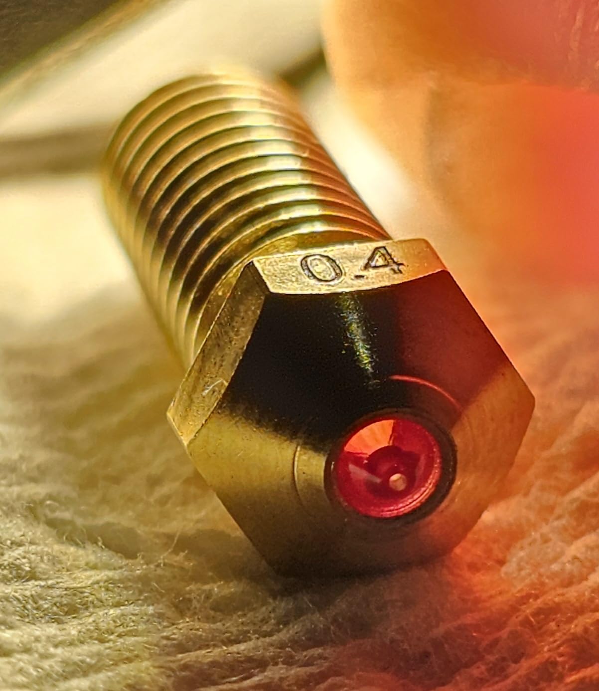 Ruby Nozzle 0.8mm for QIDI Q1-Pro/X-Max3 / X-Smart3 / X-Plus3 3D Printer, Hardened & Abrasion Resistant, Nickel Plated Copper customer photo 2