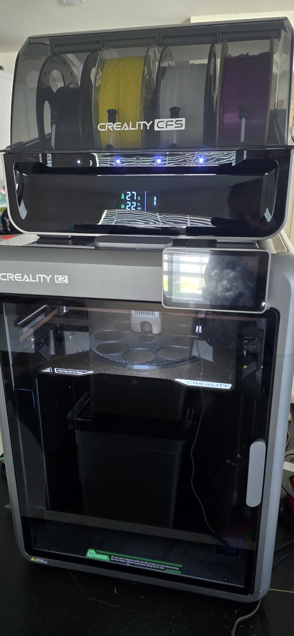 Creality K2 (A) Combo 3D Printer, Multicolor Printing with CFS customer photo 2