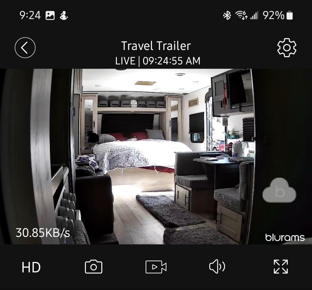 blurams 5G Indoor Cameras for Home Security, 2K Pet Camera with Phone App, 360° PTZ Home Cam w/Dual-Band WiFi6, 2-Way Talk, Free Human/Sound Detection, Motion Tracking, Night Vision, Works with Alexa customer photo 2