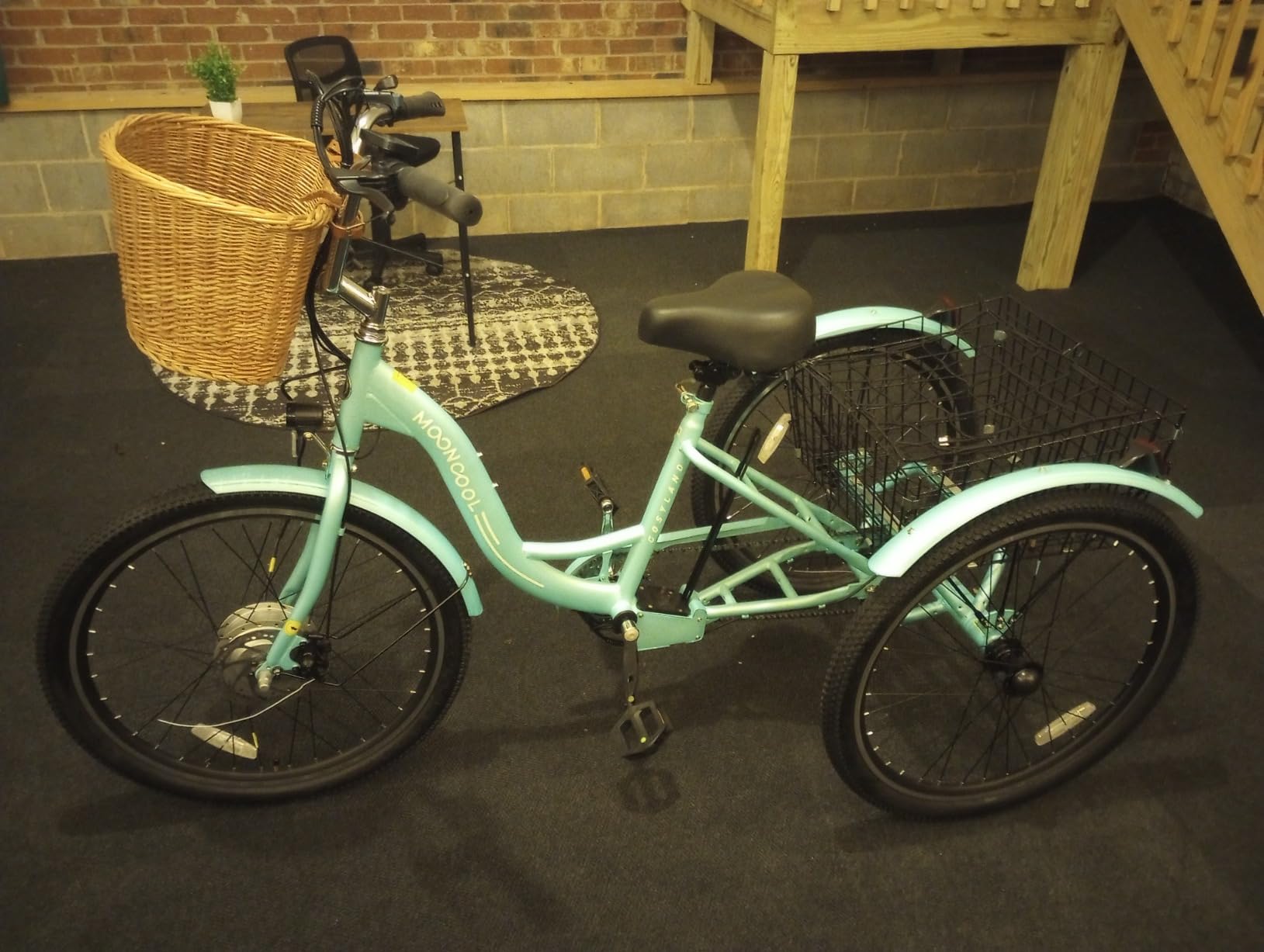 MOONCOOL Electric Tricycle for Adults, Electric Trike for Seniors, 350W customer photo 2