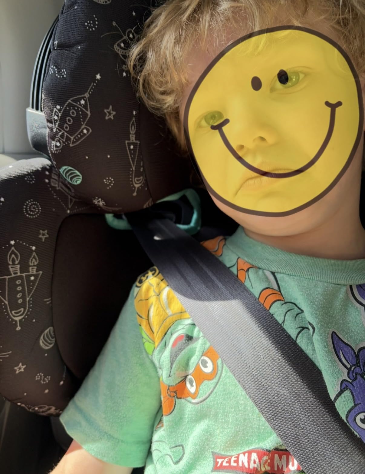 Evenflo GoTime LX Booster Car Seat (Astro Blue) customer photo 2