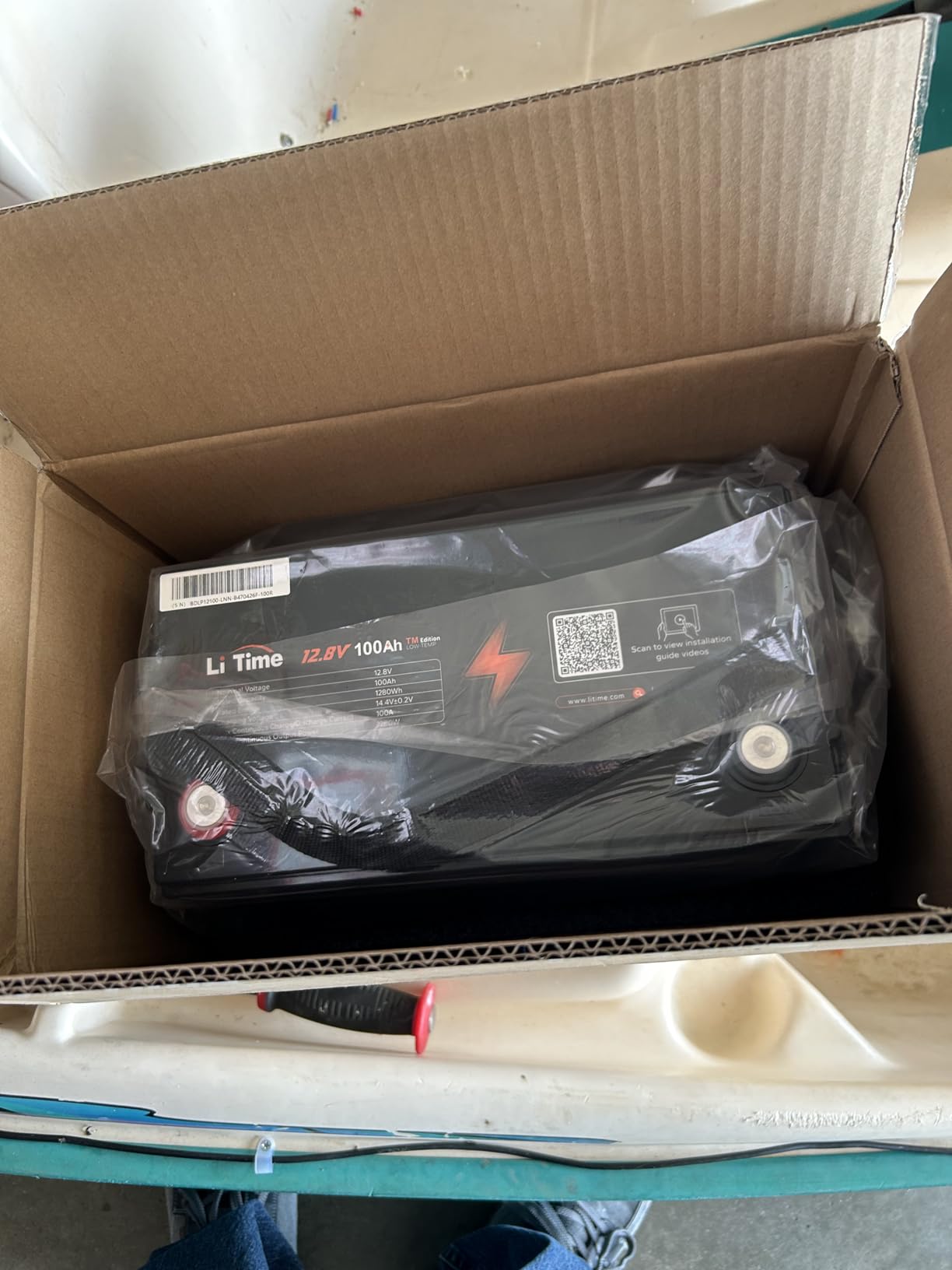 Litime 12V 100Ah Self Heating RV LiFePO4 Battery for Camper, Travel Trailer customer photo 2